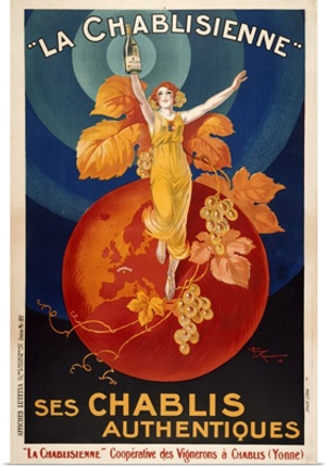 Vintage Advertising Poster - La Chablisienne