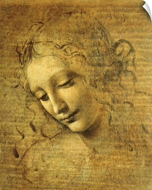 Head of a Young Woman La Scapigliata, by Leonardo da Vinci, c. 1508
