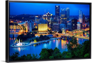 Downtown Pittsburgh at Night