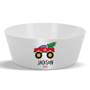 Red Monster Truck Kids Bowl