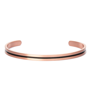 Minimal Solid Copper Bracelet For Men. Great Healer
