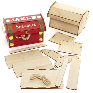 Kits de coffre au trésor en bois