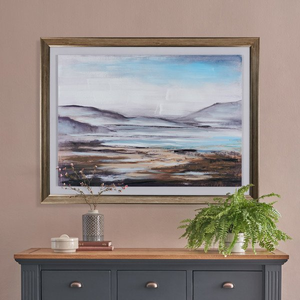 A Breath Of Air Handpainted Framed Canvas Print