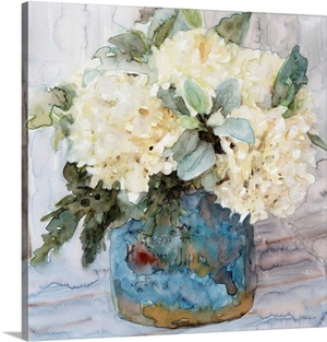 Country Basket Of Blooms I