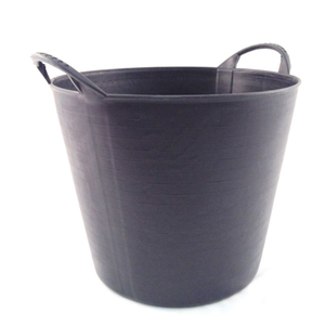 MightyFlex 42Lt Black Ribbed Flexible Tub