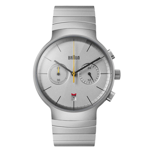 BN0265 Braun gents classic chronograph watch - silver dial and stainless steel bracelet