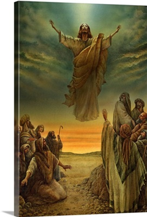 Jesus Ascending into Heaven