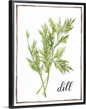 Watercolor Herbs III