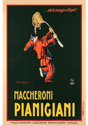 Maccheroni Pianigiani, 1922
