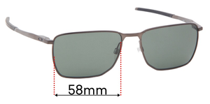 Sunglass Fix Replacement Lenses for Oakley Ejector OO4142 - 58mm Wide