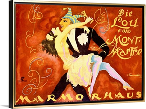 Carnival at Marmorhaus, Vintage Poster