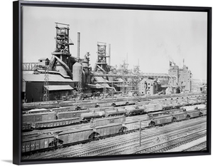 Steel Mill In Youngstown, Ohio, 1956