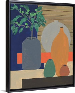 Vases on a Shelf III