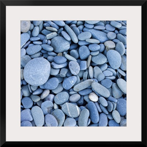 Pebbles in Blue