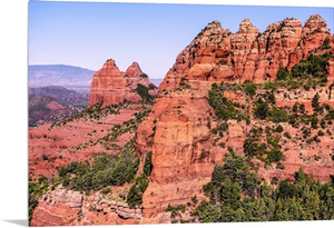 View Of Red Rock Near Hangover Trail In Sedona, Arizona