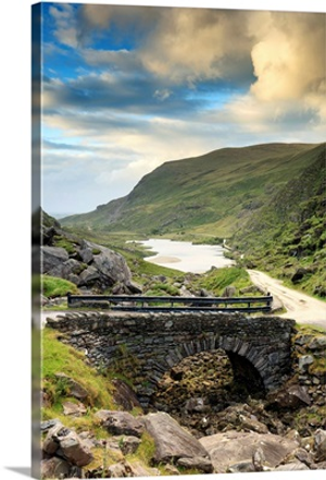 Europe, Ireland, ring of Kerry, Gap of Dunloe at sunset