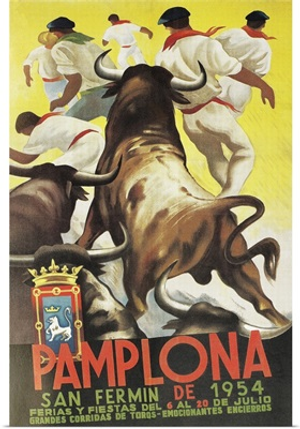 Running of the Bulls, Pamplona, Spain