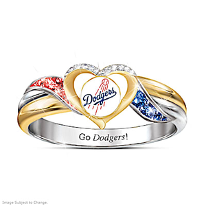 Los Angeles Dodgers Pride Ring Size 8.5