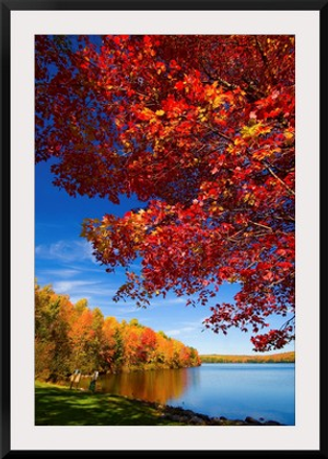 Maine, Lake George, New England, Skowhegan/Canaan towns, Autumn at Lake George