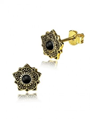 'Boucles d'oreille "Enakshi Onyx"'