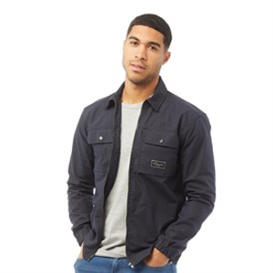 Closure London Mens Utility Overshirt Navy