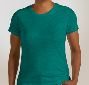 District Women's Tri-Blend T-shirt - Heathered Teal