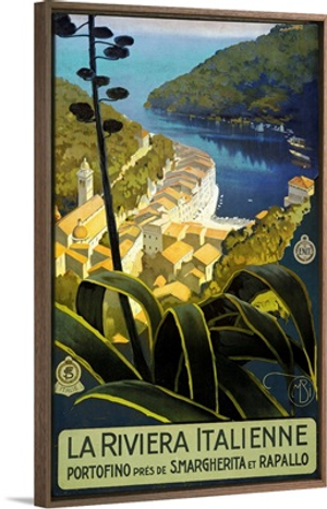 La Riviera Italienne - Vintage Travel Advertisement