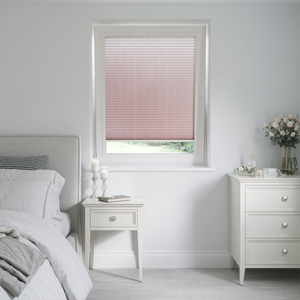 Perfect Fit Copenhagen Rose Pink Pleated Blinds
