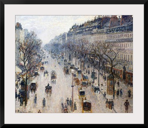 The Boulevard Montmartre on a Winter Morning