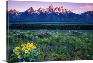 The Grand Tetons at Sunrise, Grand Teton National Park, Wyoming