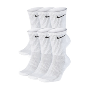 Nike Everyday Cushion Crew x 6 Calze - White/Black
