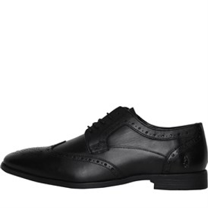 Hush Puppies Mens Elliot Brogue Shoes Black