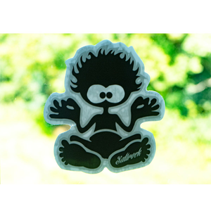 Tok Icon Window Sticker in BLACK