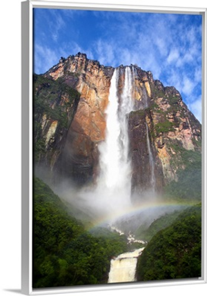 Venezuela, Guayana, Canaima National Park, View of Angel Falls from Mirador Laime