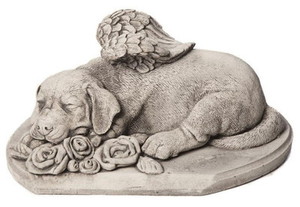 Dog Stone Pet Memorial Garden Ornament