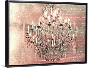 Pink Chandelier