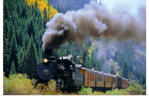 Steam train, Durango