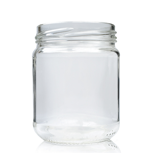 212ml Clear Glass Jar (No Lid)