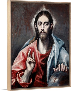 Christ Blessing ('The Savior Of The World') By El Greco