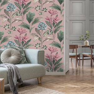 Belgravia Decor Oliana Floral Pink Wallpaper - 8485