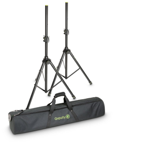 Gravity SS5211BSET1 Aluminium Speaker Stands (Pair) w/ Carrying Bag