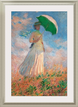 Woman with a Parasol Turned to the Right, by Claude Monet, 1886. Musee d'Orsay