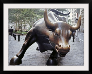 'Charging Bull' by Arturo Di Modica in Bowling Green Park in Lower Manhattan