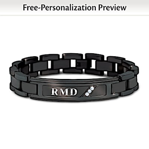 My Grandson, My Pride And Joy Personalized Diamond Bracelet