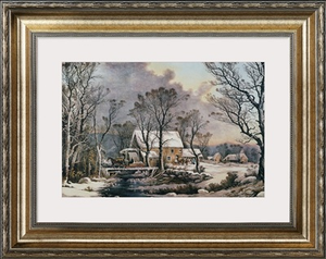 Currier and Ives, Winter Scene