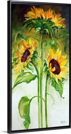 Triple Sunny Sunflowers
