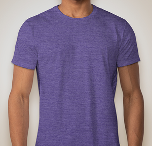 Hanes Perfect-T Crewneck T-shirt - Grape Smash Heather