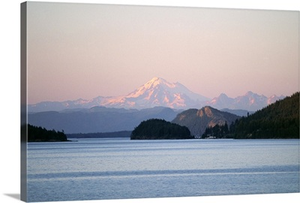 Mount Baker from San Juan Islands, Washington State, USA