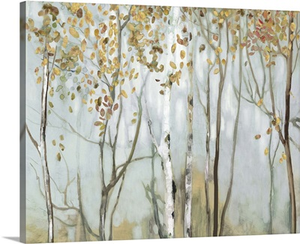 Birch in the fog II