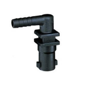 Teejet QJ100 Series Quick Nozzle Body Single Hose Barb for 1/2" Hose ID Barb For Dry Booms 125 Max PSI 